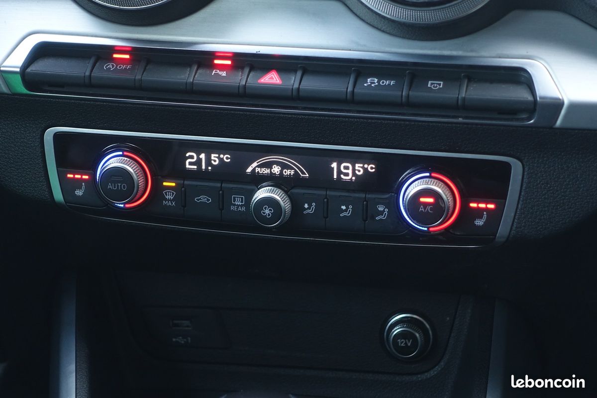 Q2 35 Tdi S-Tronic 150ch Quattro S-Line Virtual cockpit/Cuir chauffant/Gps Europe/Caméra de recul/Carplay/Régulateur/Bluetooth/1*Main/Garantie 12 mois (image 10)