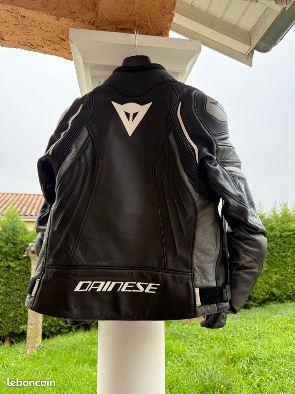 VESTE CUIR MOTO DAINESE AVRO LADY LEATHER JACKET taille 50