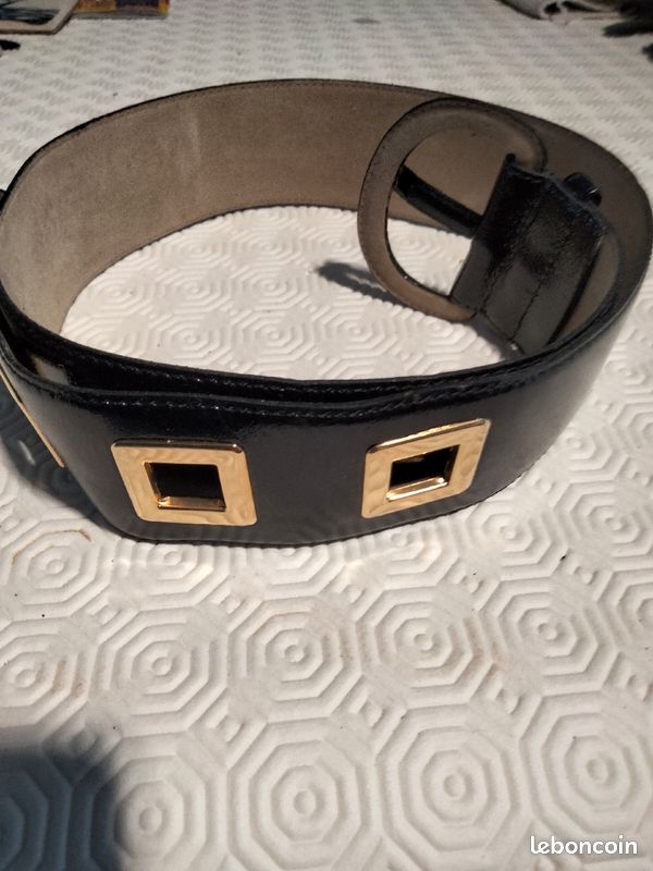Ceinture cuir verni (image 3)