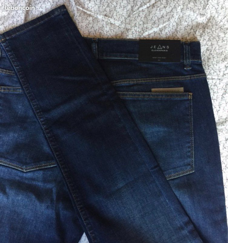Jean neuf marque eleven Paris taille 42 (image 3)