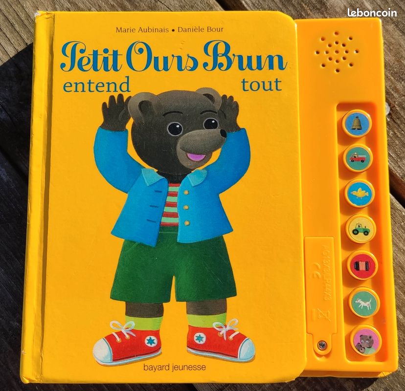 Livre sonore - Petit Ours Brun entend tout (image 1)