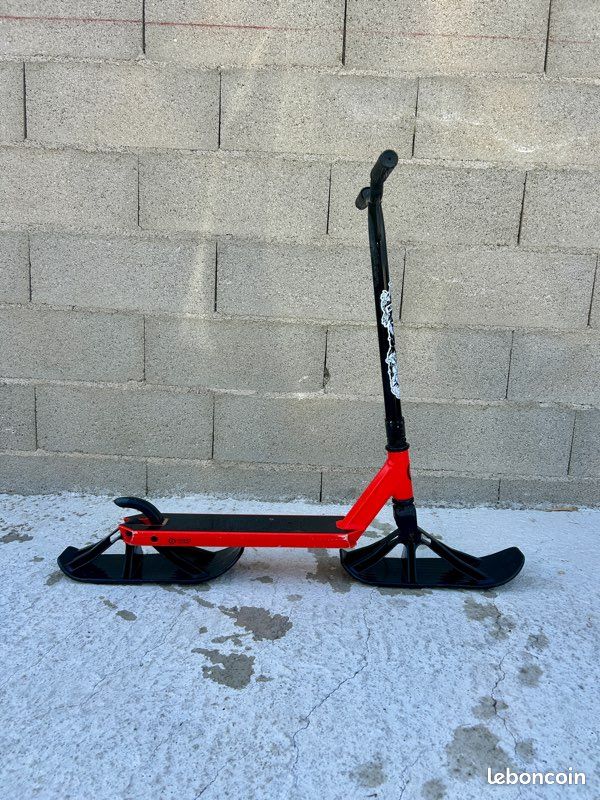 Trottinette Oxelo MF ONE + kit neige SnowPad + roues – 2 en 1 (image 2)