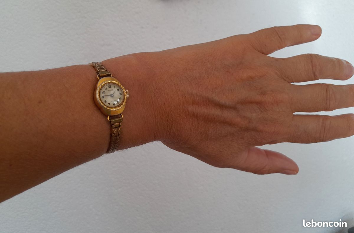 Montre Femme Vintage Golda Années 50-60 En Argent 835 - Occasion, A été Portée