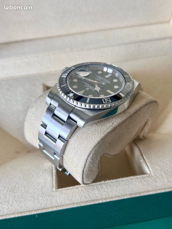 Rolex Submariner 116610LN 2019 Full Set révisée Bianchi Marseille montre automatique homme luxe plongée Oyster acier cadran noir lunette céramique boîte papiers maillons étanchéité (image 15)
