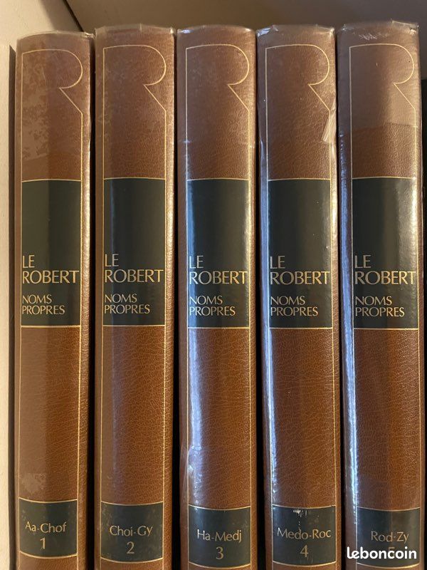 Dictionnaire des noms propres Robert (image 1)