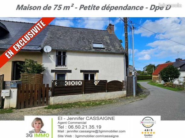 Maison 3 pièces 75 m²