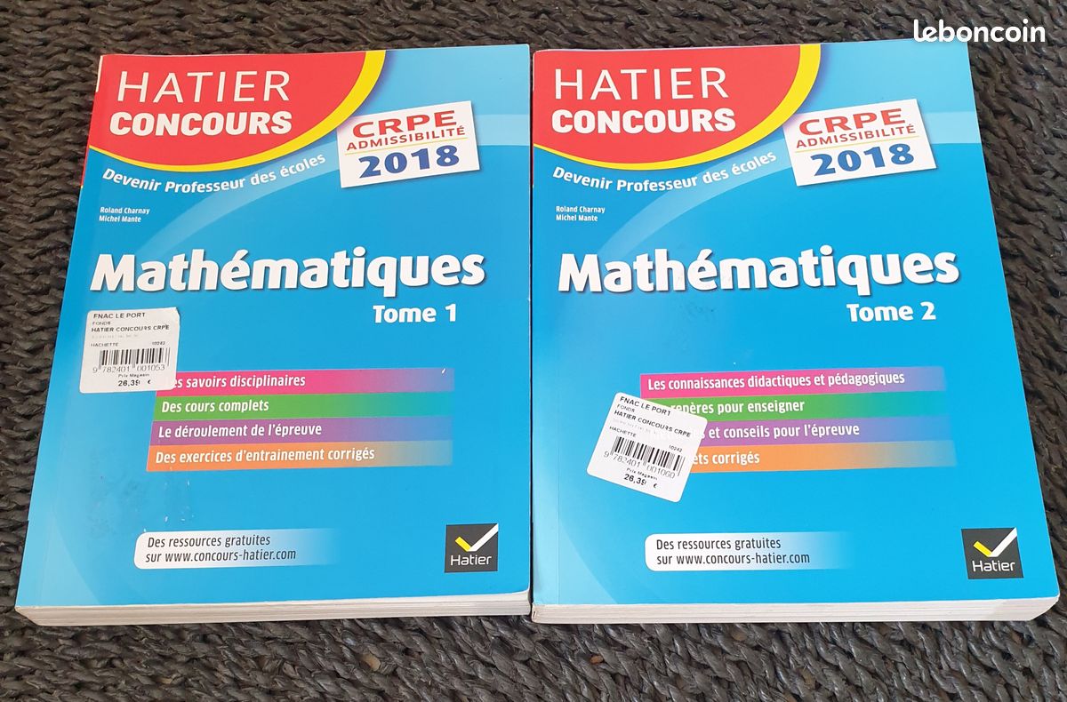 Livre concours CRPE Hatier Mathématiques (image 1)