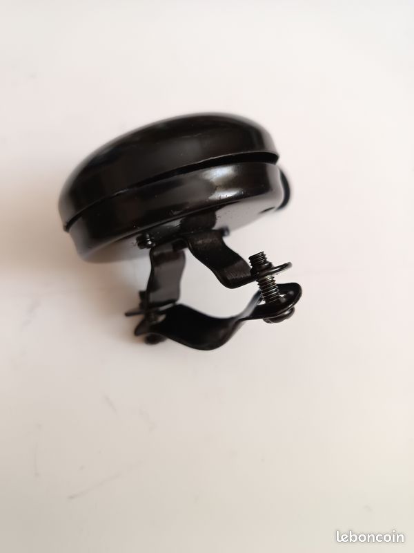 Sonnette Vélo Sonwaha – 2 Pièces, Son Clair En Laiton, S'adapte Aux Guidons De 16 à 32 Mm, Noir
