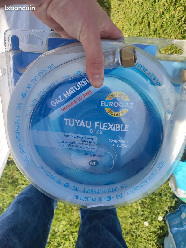 Tuyau gaz 1m gaz naturel validité 2030 (image 1)