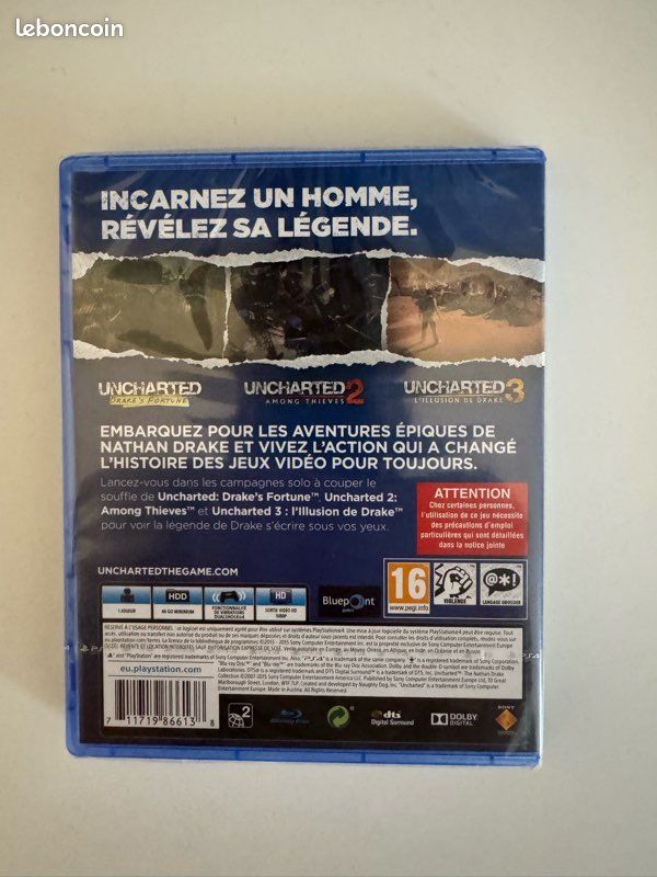 UNCHARTED 2: AMONG THIEVES Sur PS3 – Neuf Sous Blister – Jeu D'action-aventure Incontournable