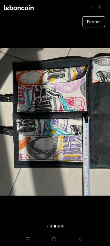 Pochette rangement crayons/feutres + feuilles (image 6)