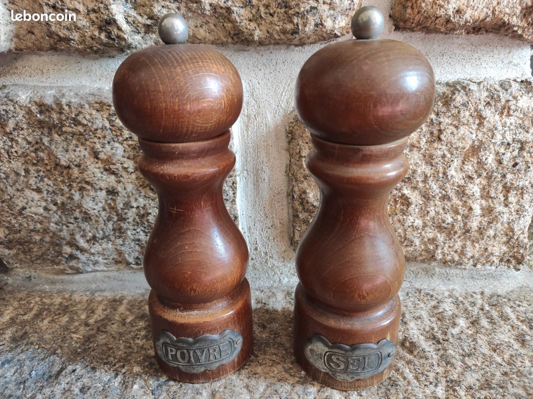 Moulin à Poivre Marlux 21 Cm - Bois Et Acier - Made In France (occasion)