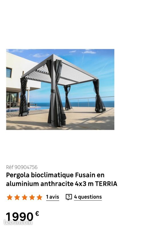 Pergola / tonnelle bioclimatique (image 4)