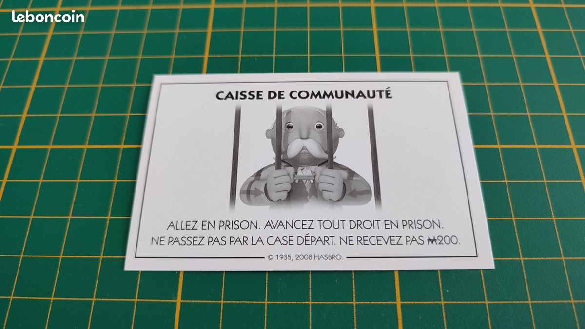 Plateau De Jeu De Remplacement Pour Monopoly Parties Rapides - Pièce Détachée Hasbro, Occasion, Référence C25