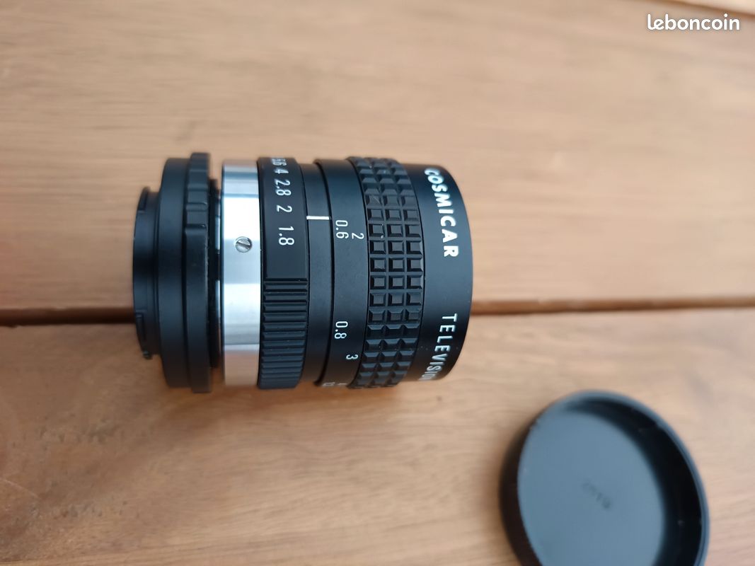 OBJECTIF COSMICAR PENTAX TV Lens 16 Mm 1:1.4 C-Mount EUR 120,20 - FR