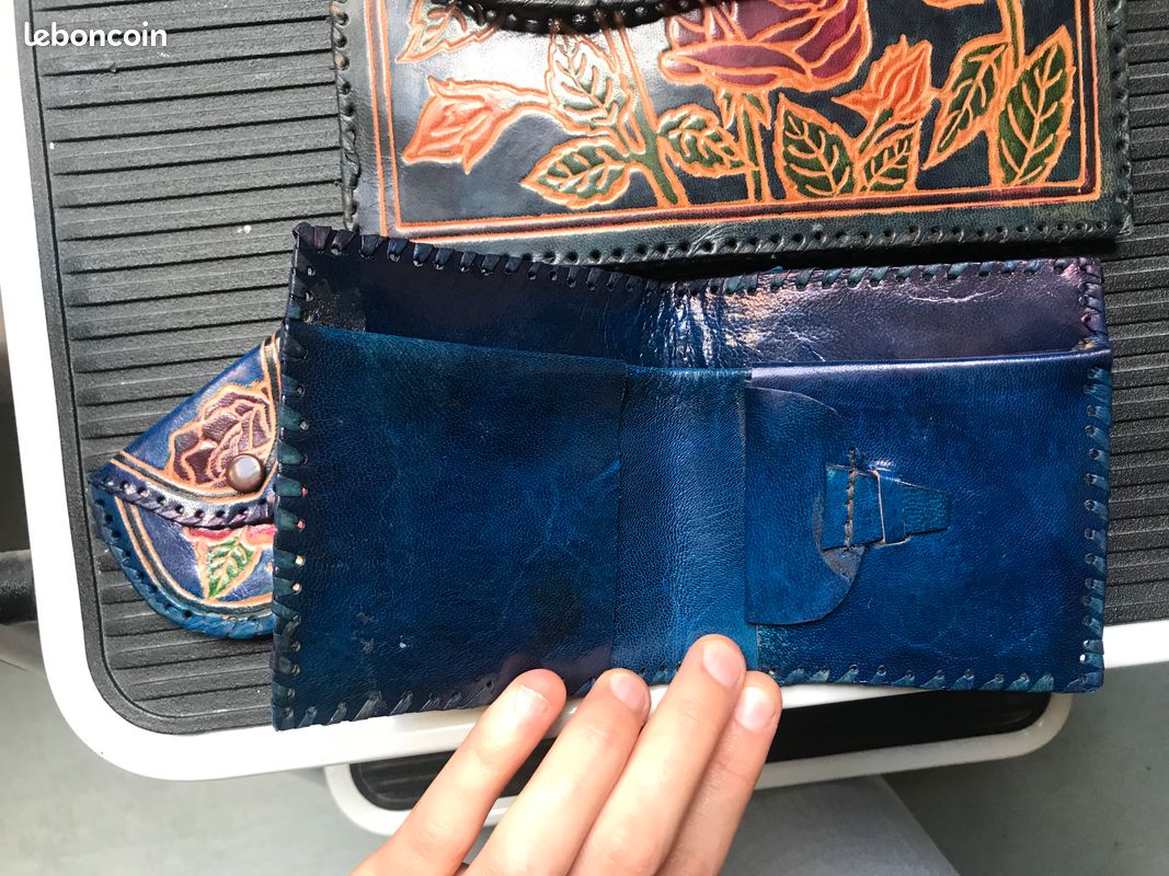 Pochette fantaisie cuir (image 2)