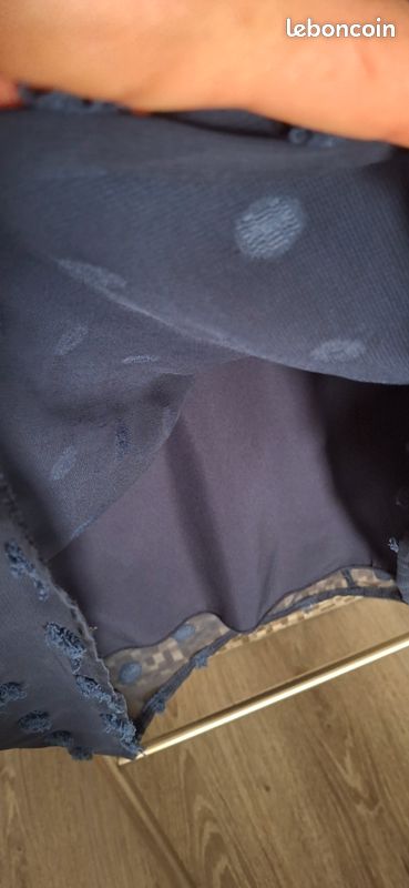 Robe Shein bleu marine (image 2)
