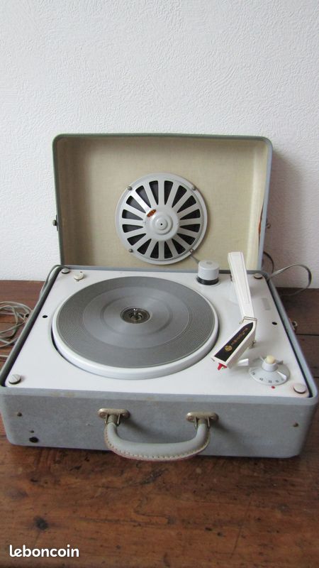 Valise électrophone Melovox - Tourne-disque - À Réviser (bras HS)