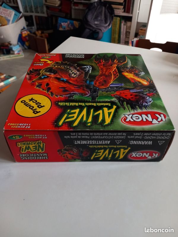 Jeu de construction rétro K'NEX Alive - Shredding Manticore (Réf 11039) - 100% Complet avec Boîte et Notice Tbe (image 3)