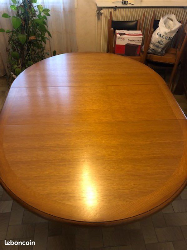 Table ronde et rallonge (image 2)