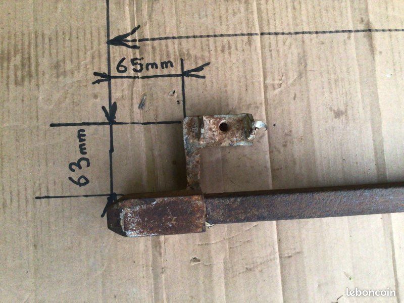 Ancienne cuisinière à bois,barre protection (image 2)