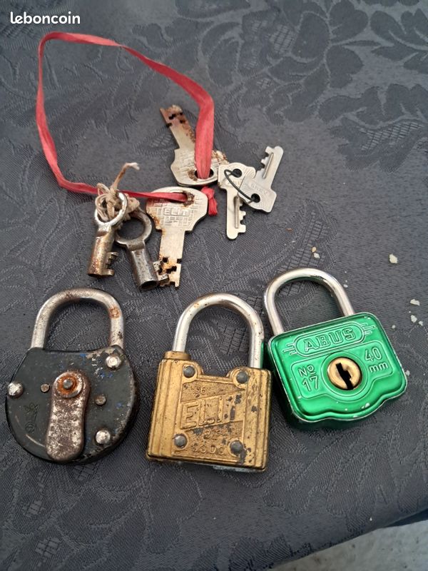 Vintage Antique anglais mots mot de passe Cadenas Serrure Clé/Pour Vintage Antique anglais mots mot de passe Cadenas Serrure Clé/Pour