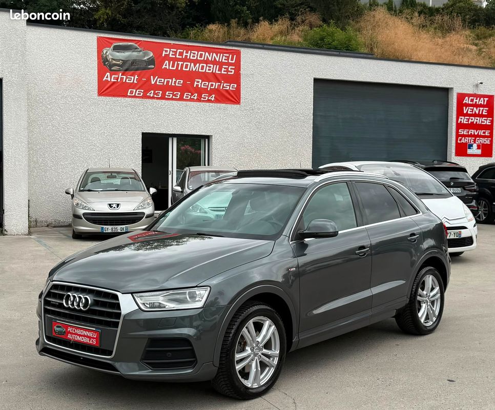 AUDI Q3 Quattro Phase II 2.0 TDI 16V S Tronic7 150 cv Boîte Auto Toit Pano Attelage Gps (image 1)