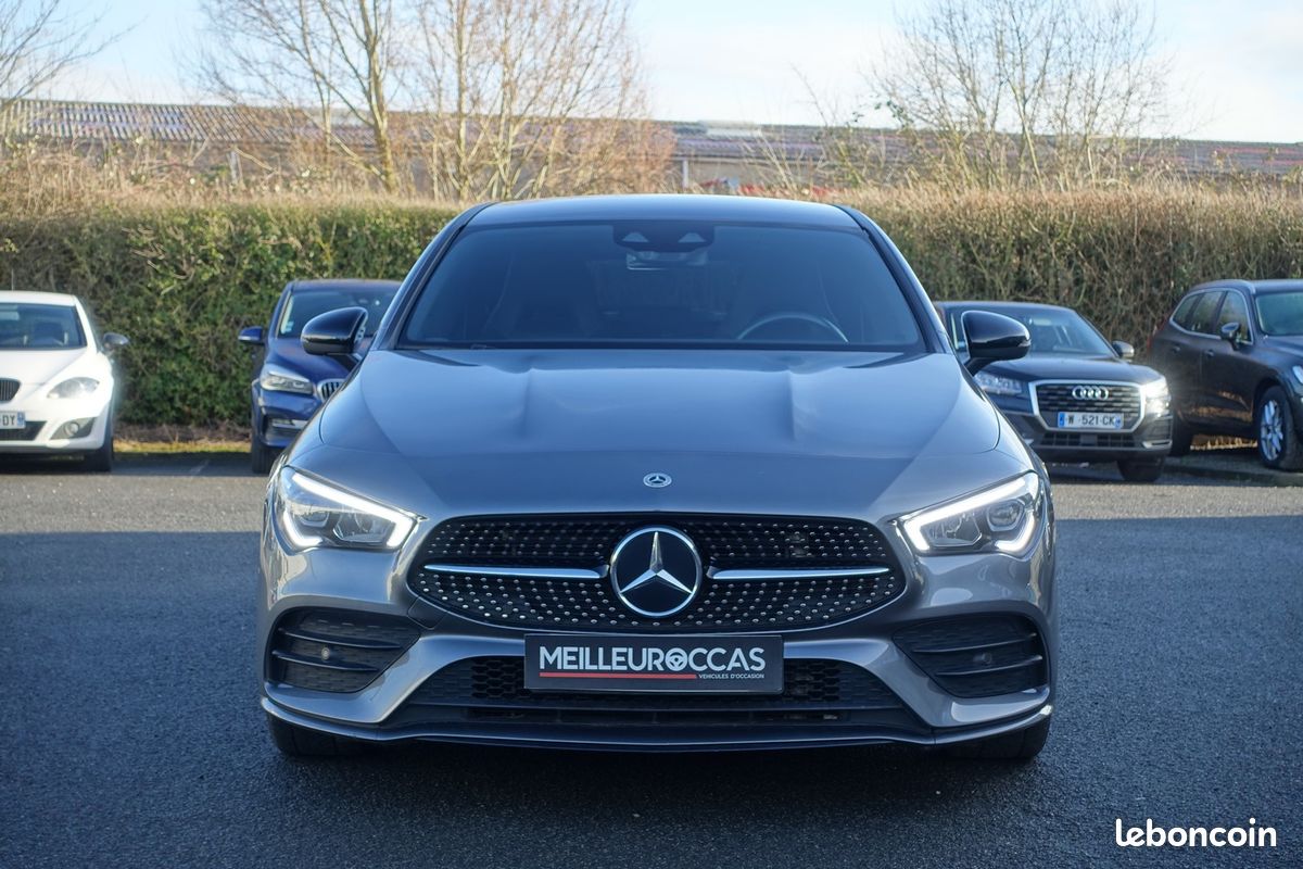 CLA 180d Shooting Brake 7G-Dct Amg-Line Cuir sport chauffant/Gps Europe/Caméra/Carplay/Pack ambiance/Régulateur/1*Main/Garantie 12 mois (image 2)