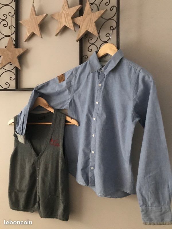 Chemise et gilet IKKS garçon (Junior:S) -evaloire (image 8)