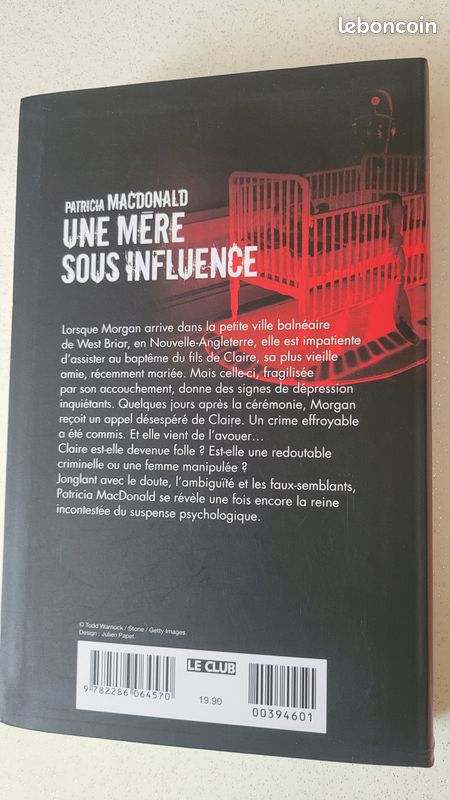 Une mère sous influence de Patricia MacDonald 2 EUROS (image 2)