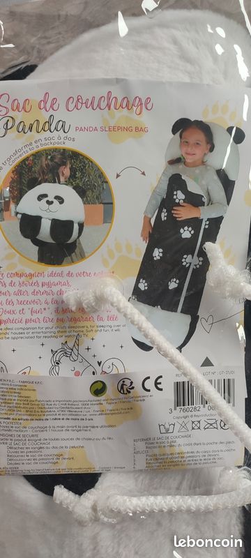 Sac Panda Enfant Conforama Sac De Couchage Enfant Panda - 170 X 70