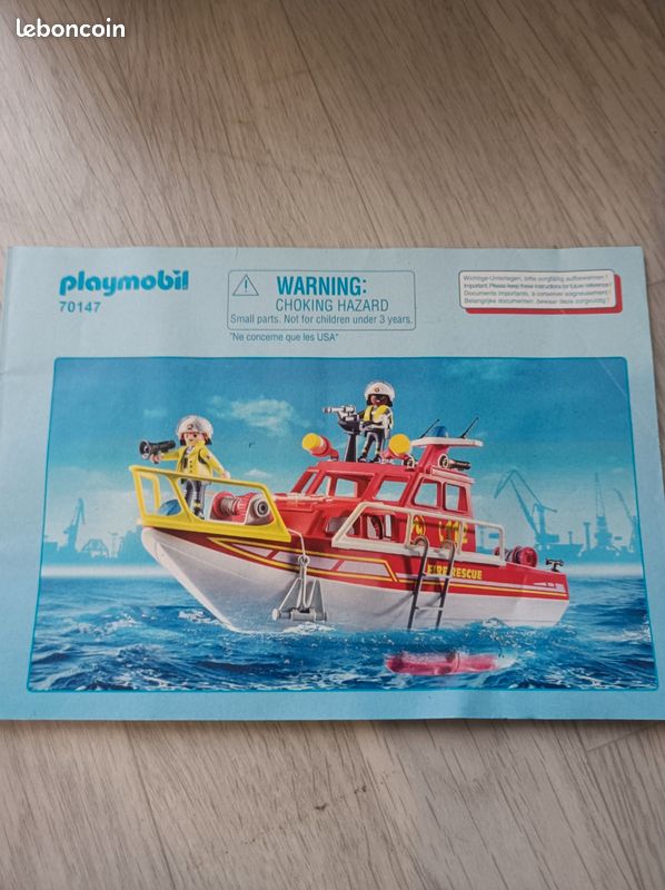 PLAYMOBIL 70140 - Action urbaine de sauvetage en mer à