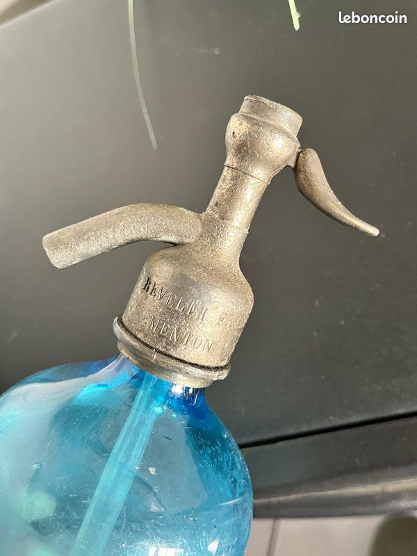 Ancien Siphon Menton Alpes Maritimes Bleu (image 2)