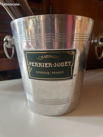 SEAU À CHAMPAGNE Perrier-Jouët Anémone en acier inoxydable Design iconique Luxe EUR 130,00 - FR