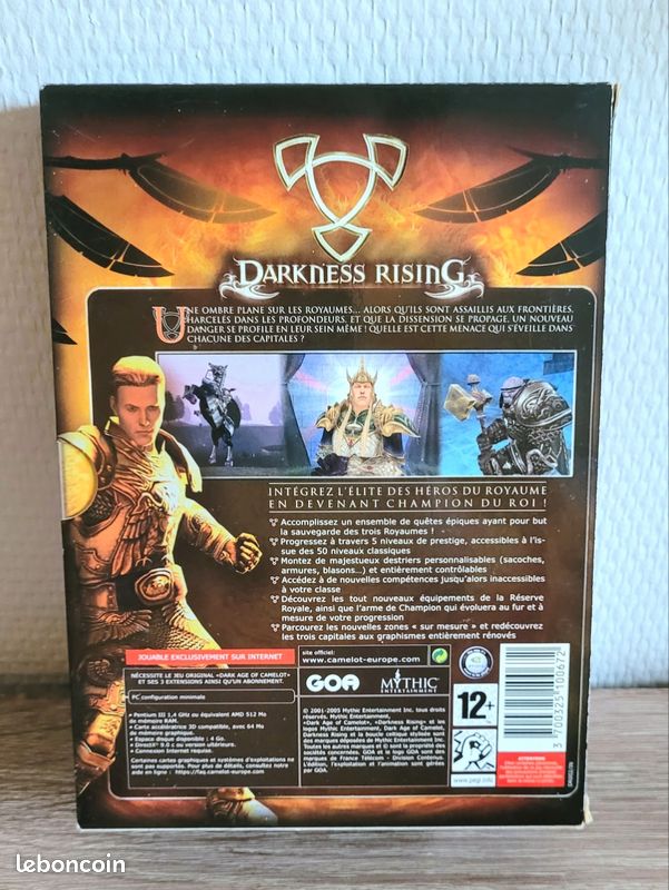 DARK AGE OF CAMELOT Darkness Rising JEU PC TBE