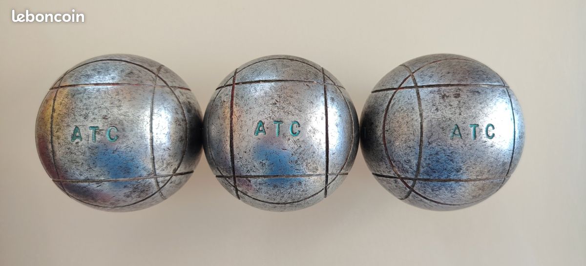 Triplette De Boules De Pétanque Obut ATC - Diamètre 75mm - Poids 710g - Avec Sacoche Et Cochonnet