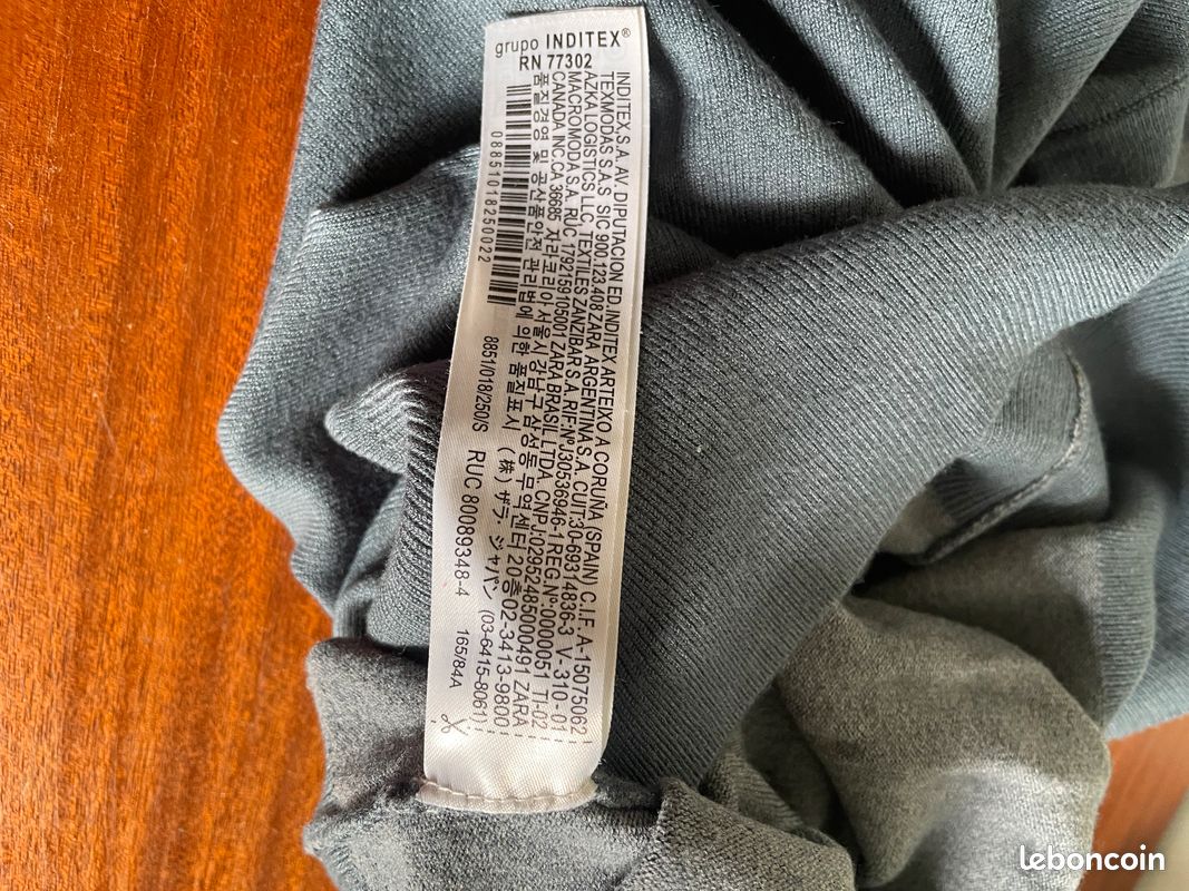 Pull Sans Manches Femme Zara - Taille M, Noir, Peu Porté