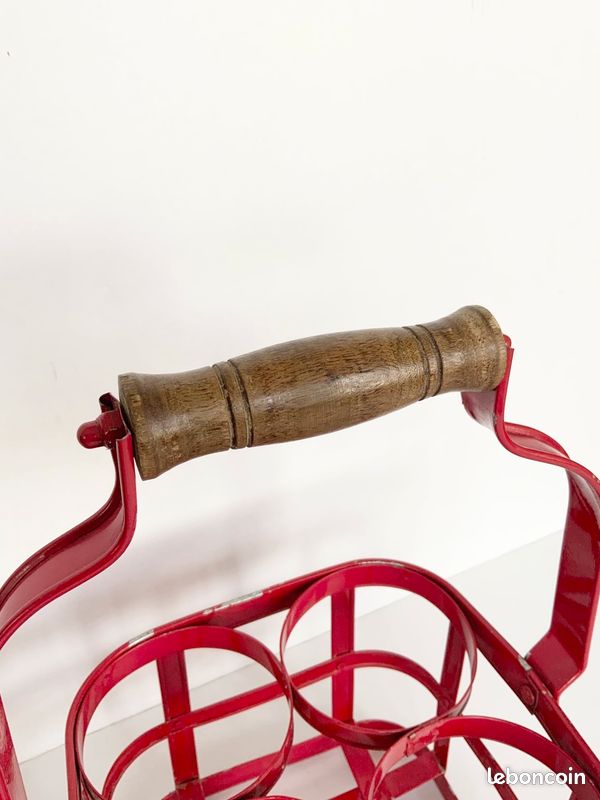 Porte-bouteille rétro avec chaînette - Décoration