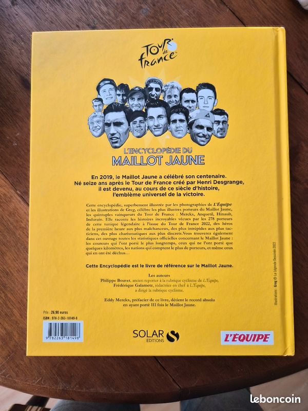 Livre "Maillot Jaune" P. Porte - Regards Sur Le Tour De France - Cyclisme - Occasion