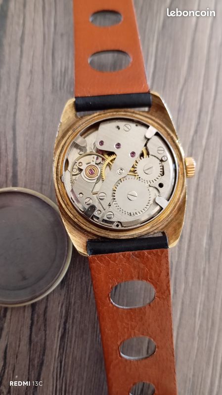 Couronne De Remontoir LIP D'origine - Modèle Plaqué Or Pour Montre Vintage