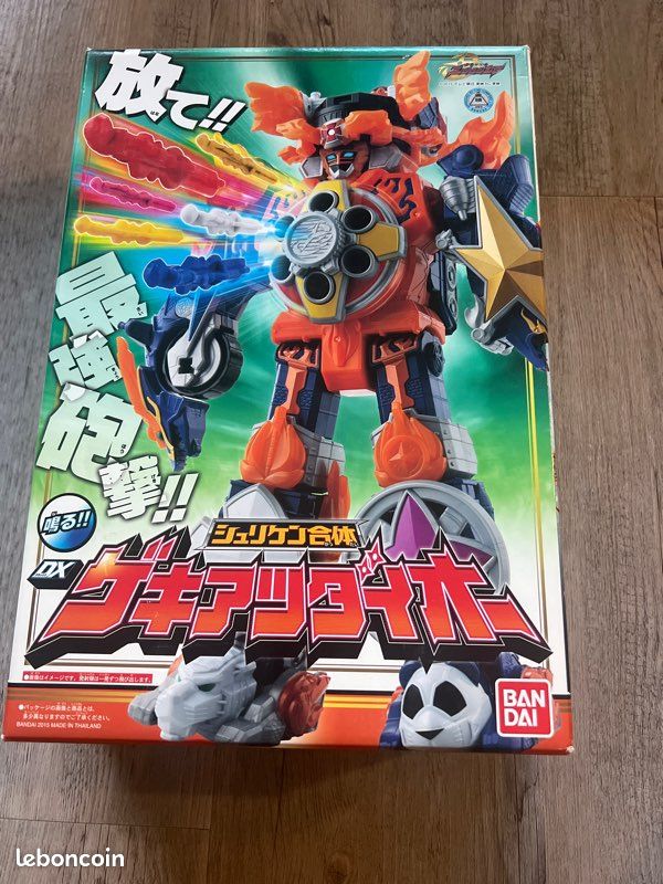 POWER RANGERS NINJA Steel Ninninger DX Megazord 4p set BANDAI Japón Toy EUR 334,29 - ES