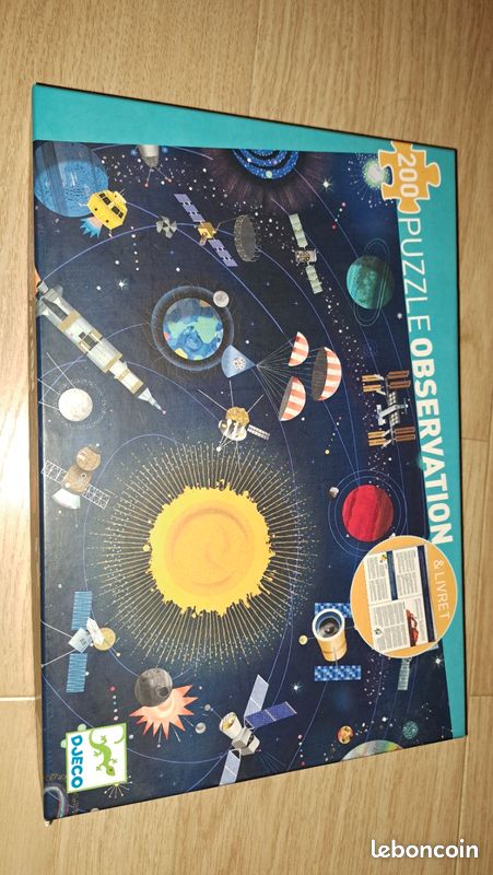 Puzzle espace 200 pièces (image 1)