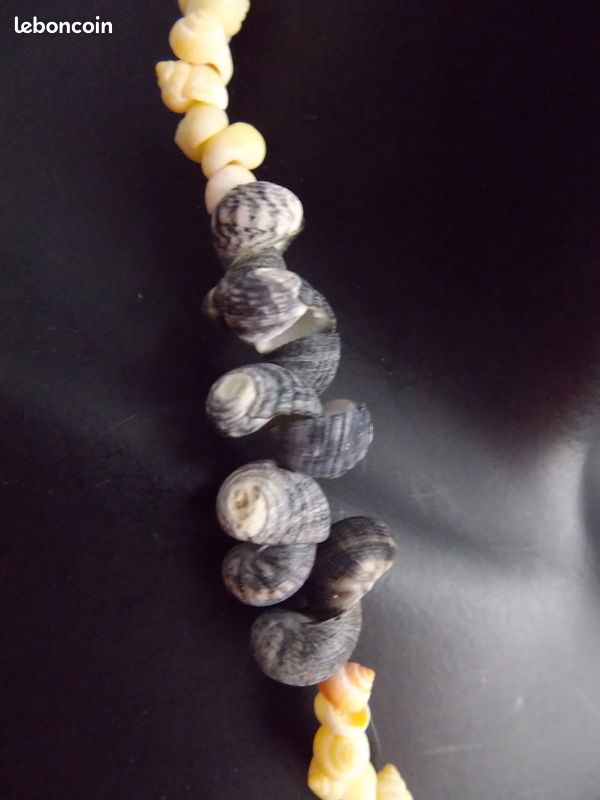 Lot De 14 Colliers Fantaisie – Sautoirs Bois, Verre, Coquillage, Occasion