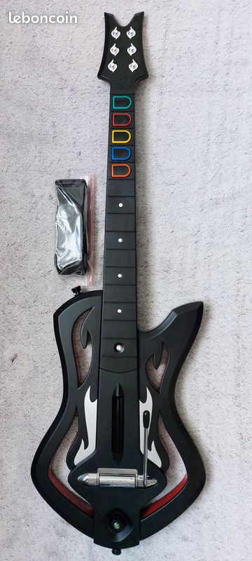 Guitare Guitar Hero Sans-Fil Wireless Warriors Of Rock Xbox 360