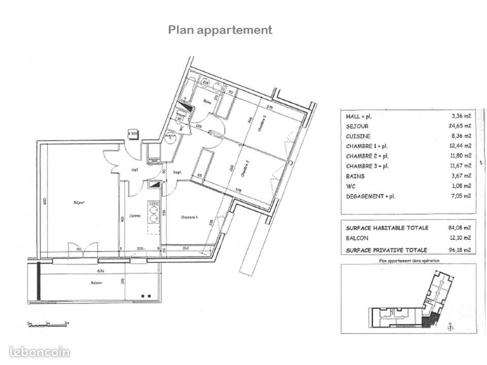 Appartement 4 pièces 84 m² · à Colomiers · 84 m² · 241 500 €