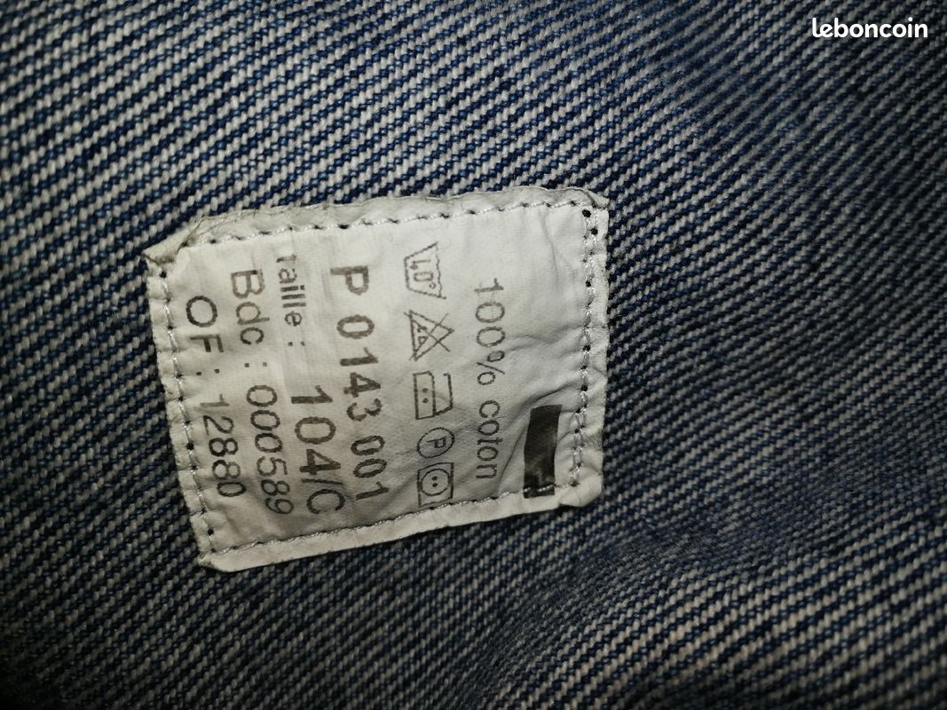 Vend blouson femme en jean taille L (image 4)