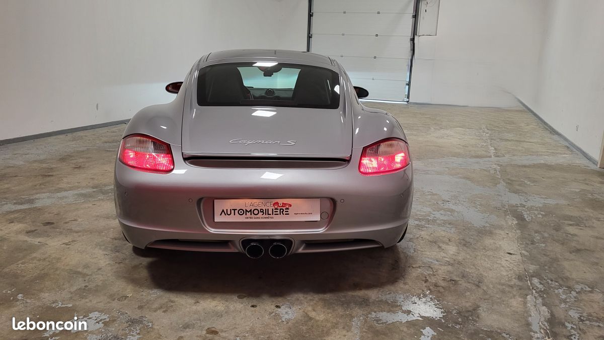 PORSCHE Cayman CAYMAN S 3.4 295CV BV6 PACK CHRONO CUIR COMPLET VOLANT MULTIFONCTION (image 6)