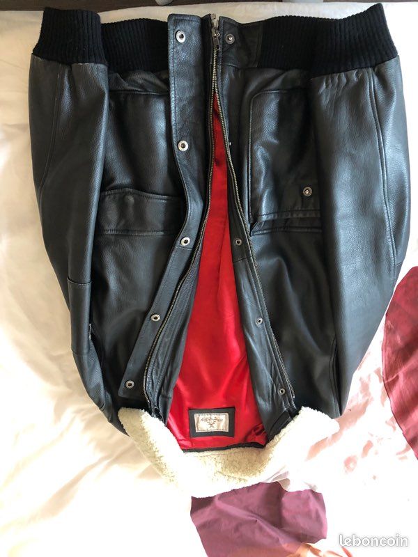 Veste cuir taille L Lille (image 1)