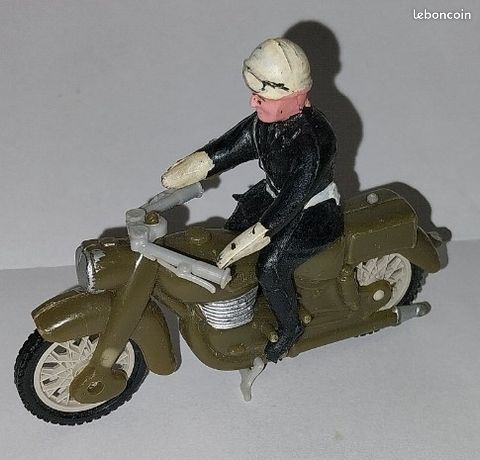 Jouet Motard Police à Friction – JMB France – Années 70