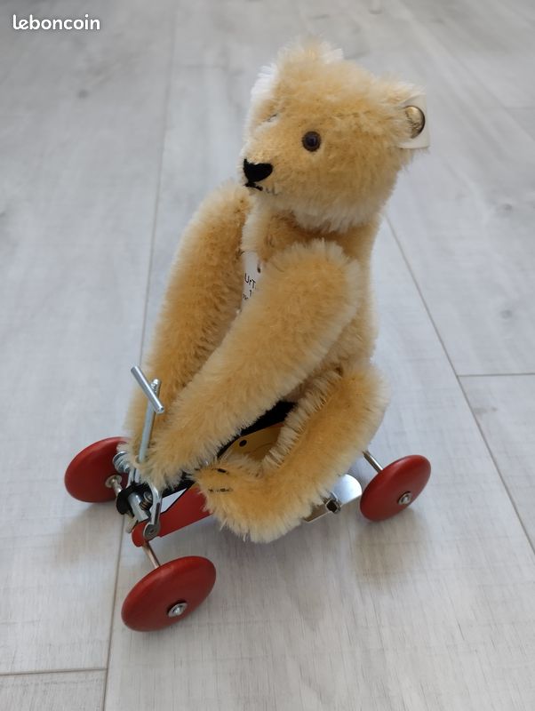 Ours Teddy réplique 1910, 35 cm, brun clair